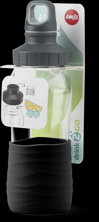Produktbild Emsa Drink2Go Glas 0,5L Schwarz (0.50 l)