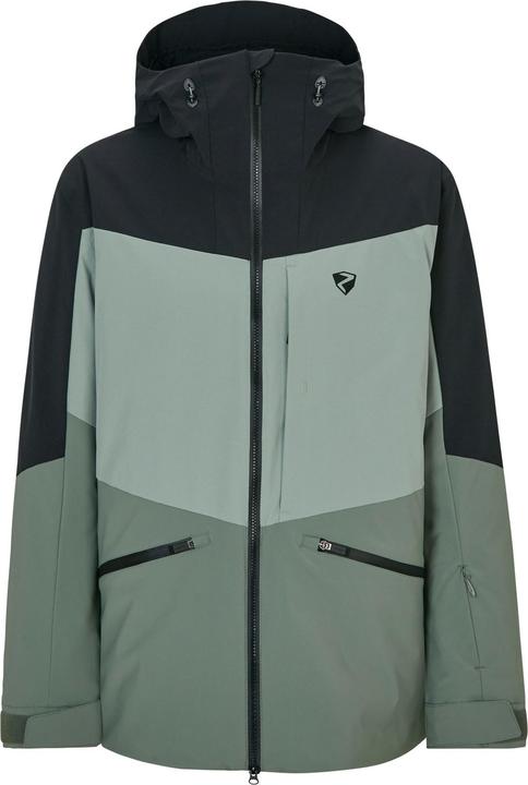 Ziener Freeride Herren Ski Jacke TRIGLAV green mud - 60 (60)