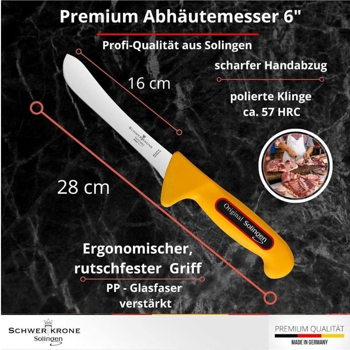 Produktbild Schwertkrone Metzgermesser Set (23 cm)