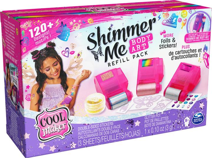 Produktbild Spin Master Cool Maker Shimmer Me Body Art Refill Bundle