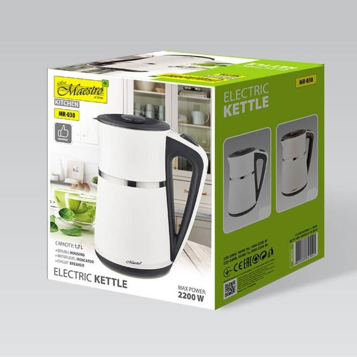 Image du produit Maestro Czajnik elektryczny MR-030-WHITE (en anglais) (1.70 l)