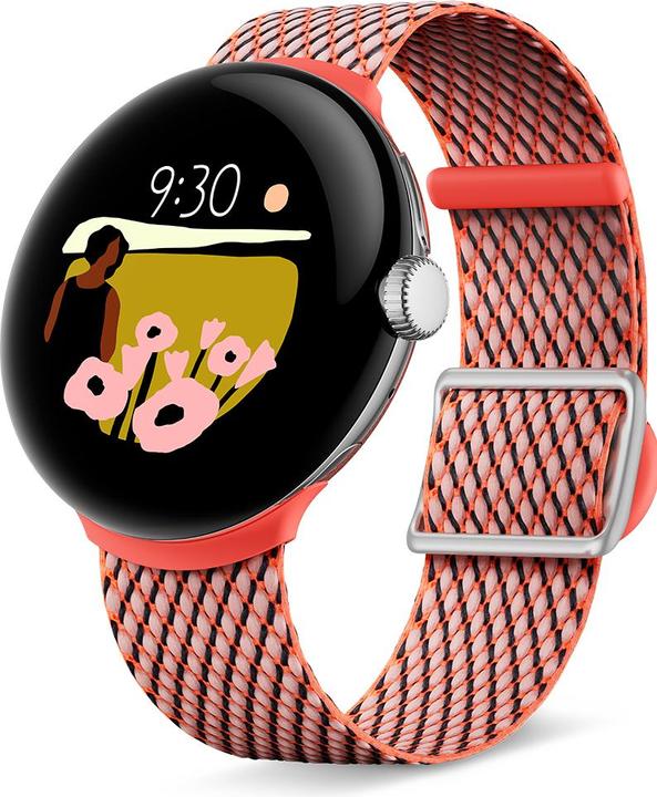 Actual product image Google Bracelet for Pixel Watch One Size (Plastic, Stainless steel)