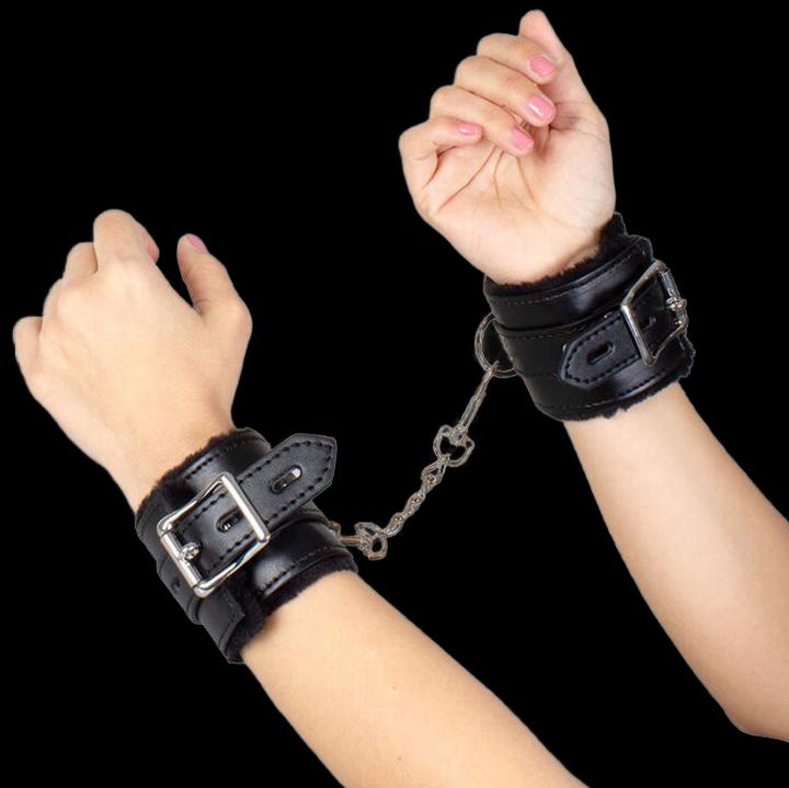 Actual product image Secret play Secretlay Black Bondage Handcuffs? Bdsm Collection