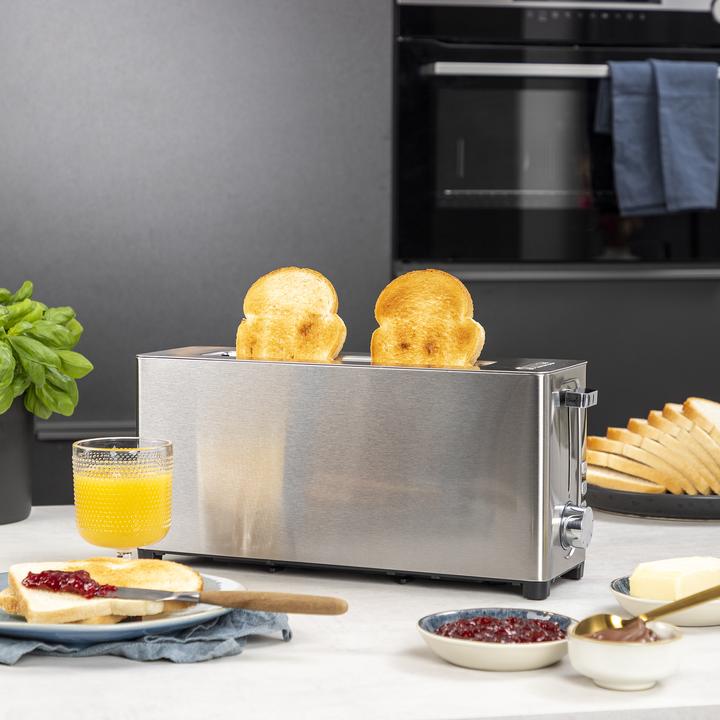 Productafbeelding Princess 142401 Stalen broodrooster Lange sleuf - 7 instelbare standen - 1050 W (EU-stekker)