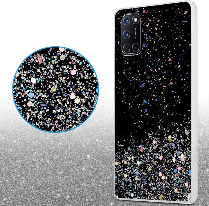 Image du produit Cadorabo Coque pour Oppo A72 TPU funkelnder Glitter (Oppo A72)