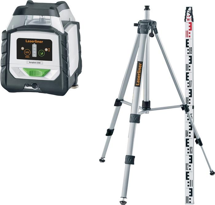 Actual product image Laserliner Hybrid laser Duraplane G360 Set 175cm (GRX 60 2Lithium LT 3m Hardcase) - 052.555A