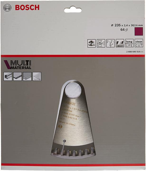 Produktbild Bosch Professional Zubehör PRO Multi Material Kreissägeblatt, 235 x 2,4 x 30 mm