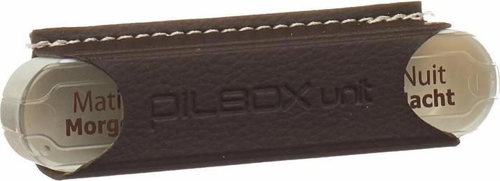 Produktbild Pilbox Unit Medikamentenspender 1 Tag mit Etui deutsch/französich
