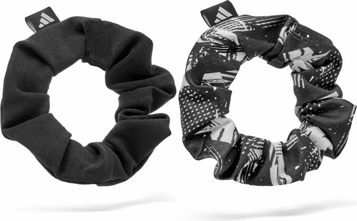 Image du produit adidas Hair Scrunchies Schwarz und Weiss (Élastiques à cheveux)