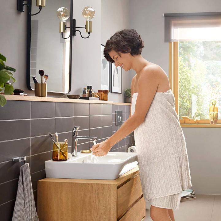 Produktbild hansgrohe Rebris E Einhebel-Waschtischarmatur 110 CoolStart ohne Ablaufgarnitur