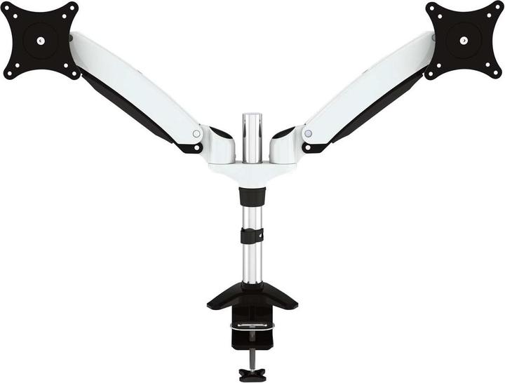 Actual product image Jenimage FD220TK Desk Mount - 2 Monitors Tilt -90 to +85 degrees Rotate 180 degrees Pan 360 degrees fu... (Table, 34")