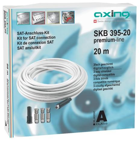 Produktbild Axing SAT-Anschlusskabel-Set (20m) (100 dB, Antennenkabel)