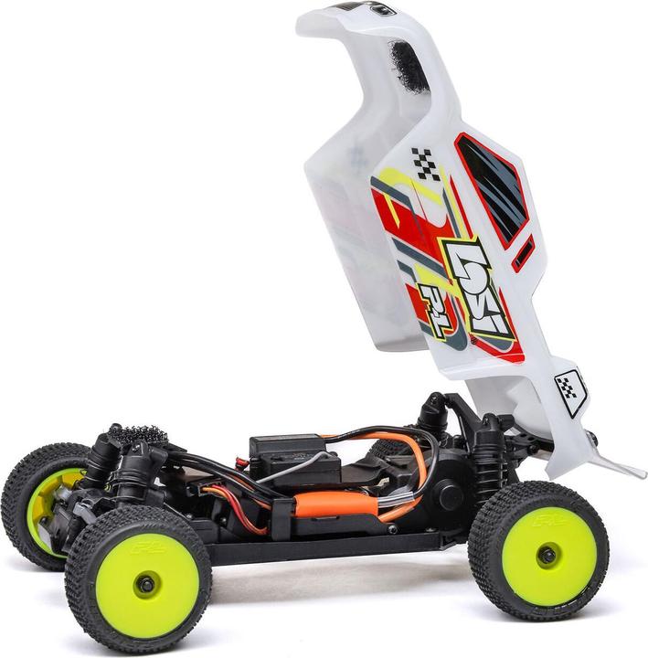 Produktbild Losi Micro-T 2S 1/28 2WD RTR Stadium Truck (Akku & Ladegerät enthalten), Weiss (RTR Ready-to-Run)