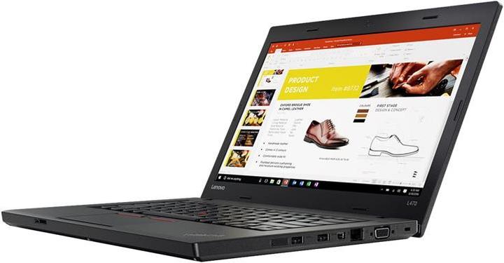 Produktbild Lenovo ThinkPad L470 (14", Intel Core i7-7500U, 16 GB, 256 GB, CH)