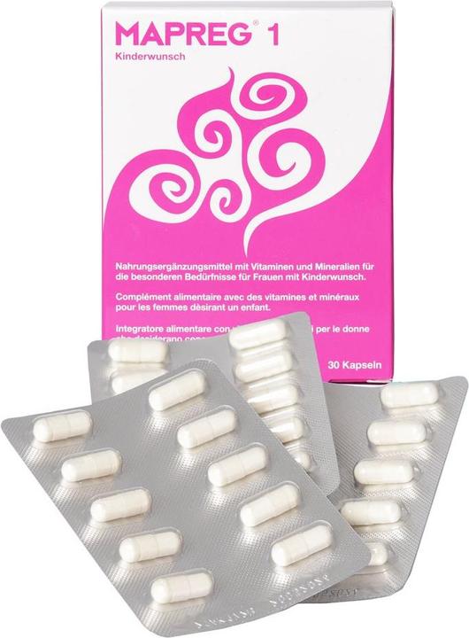 Actual product image Mapreg 1 Fertility Capsules (30 pcs) (30 Piece, Capsules, 22 g)