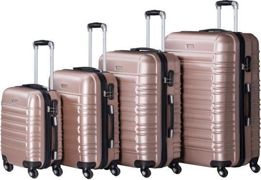 Juskys Hartschalen Kofferset Rom (120 l, Handgepäck (bis 50l), M (50 - 90l), L (90 - 115l), XL (ab 115l))