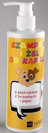 Hiskin Kids Shampoo And Bath Gel Peach And Papaya 280Ml