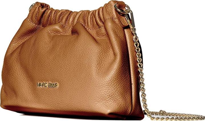 Produktbild Marc Ellis Damen Schultertasche Made In Italy - Modell Lumena - 100% Leder - 21.0 X 16.5 X 7.5 Cm