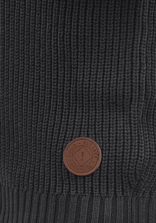 Immagine prodotto Solid Xenos Cardigan Giacca In Maglia Grossa Maglieria Da Uomo Con Collo Alto In Cotone 100% (XXL)