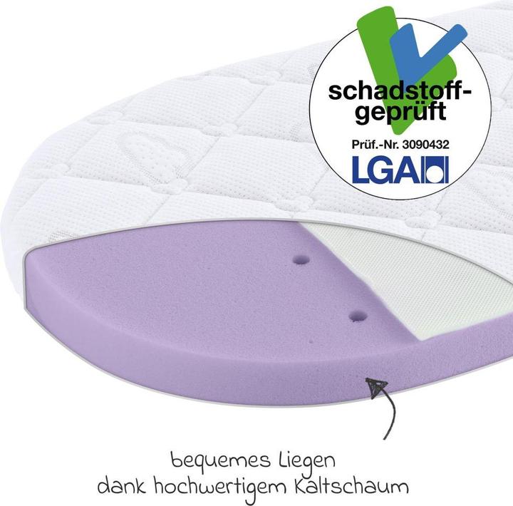 Actual product image Träumeland Boller cart mattress Brise Light (82 x 46 cm)