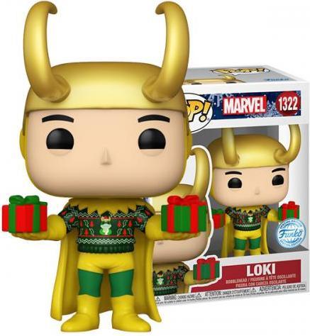 Actual product image Funko Pop! Marvel: Loki (with Sweater) (Metallic) (Special Edition) #1322 Bobble-Head Vinyl Figure