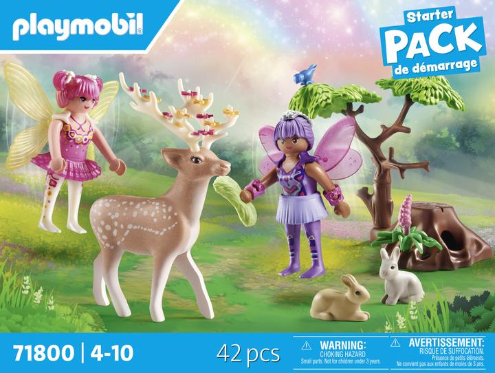 Image du produit Playmobil Des fées avec de jolis animaux de la forêt (71800, Playmobil Princess Magic)