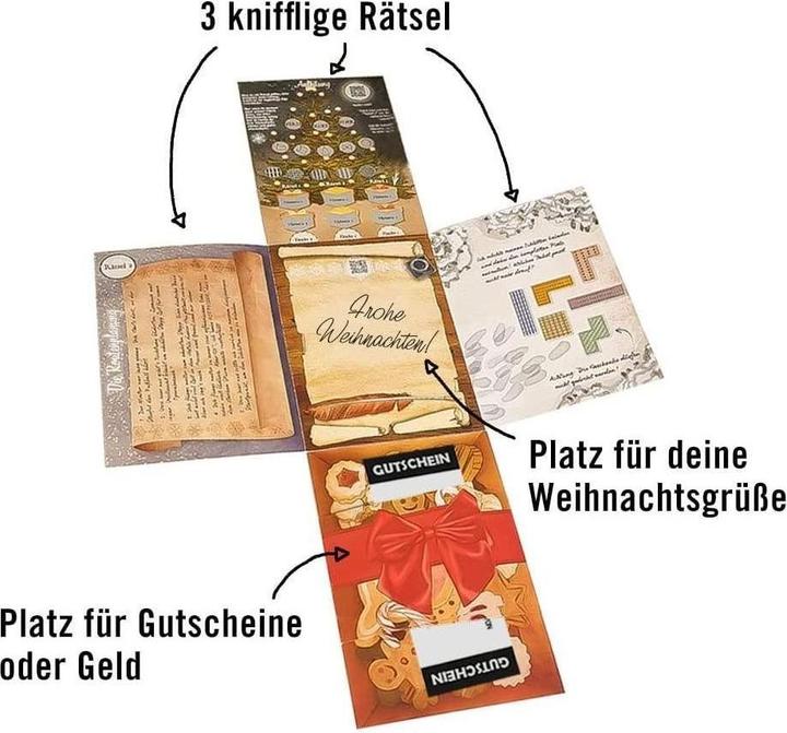 Produktbild Hidden Games HIDKART2 - : Rätselhafte Weihnachten Rätselkarte (DE) (Deutsch)