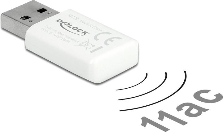 Produktbild Delock WLAN-AC USB-Adapter 12770 mit WLAN (USB 3.0)