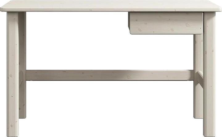 Produktbild Flexa Classic Schreibtisch mit Schublade Weiss lasiert