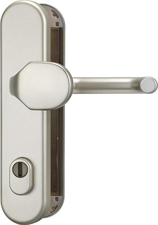 Actual product image Abus KLZS714 F2 Security fitting round WG, nickel silver (Door set)