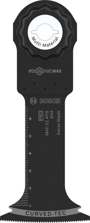 Bosch Professional Zubehör Lame PRO MAII 52 APB pour outils multifonctions, 52 x 75 mm