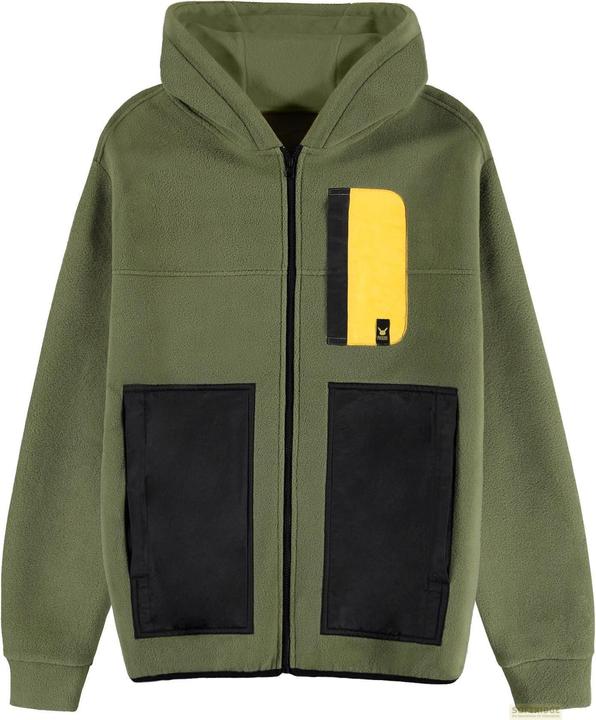 Difuzed Pokémon - Pikachu Men's Sherpa Zipper Hoodie - L (L)