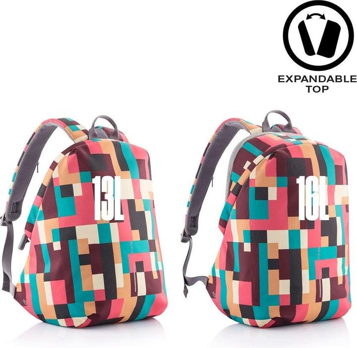 Image du produit XD Design PLECAK ANTYKRADZIEŻOWY BOBBY SOFT GEOMETRIC P/N : P705.867 (16 l)