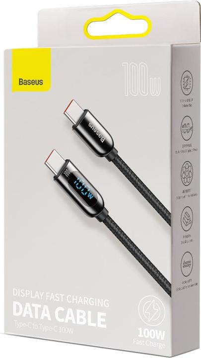 Actual product image Baseus USB C – USB C (2 m, USB 2.0, 100 W)
