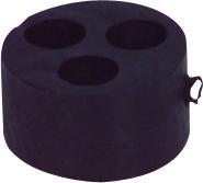 Actual product image Jacob Multipakning Perfect M32 cable Ø 3x8 mm TPE rubber, assorted
