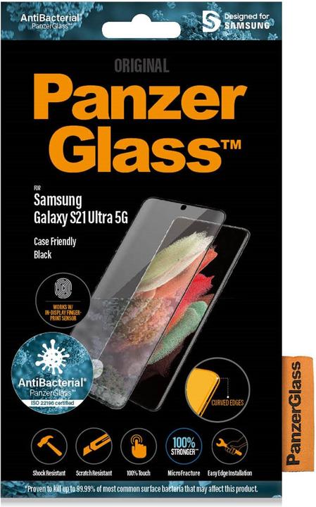 Actual product image PanzerGlass CaseFriendly Fingerprint (1 Piece, Samsung Galaxy S21 Ultra)