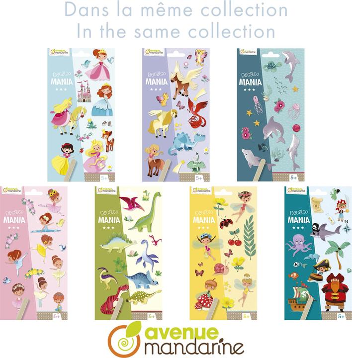 Image du produit Avenue Mandarine Decalco' Mania, Pirates -