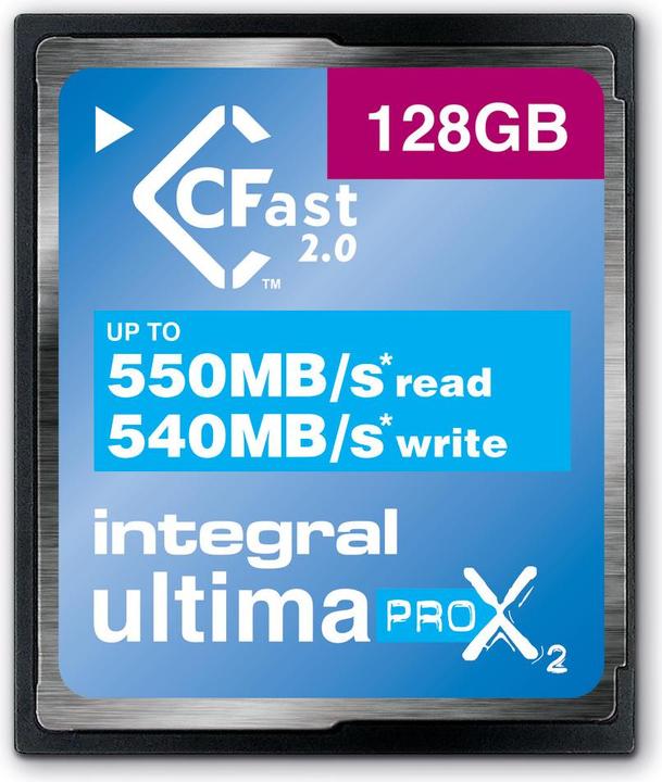 Image du produit Integral Memory Cfast Ultima Pro X2 (128 Go, CFast 2.0)
