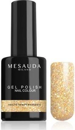 Immagine prodotto Mesauda Semi-Permanent Gel Polish Nail Colour 52 Gold Glitter 10ml (52 Brillantini d'oro)