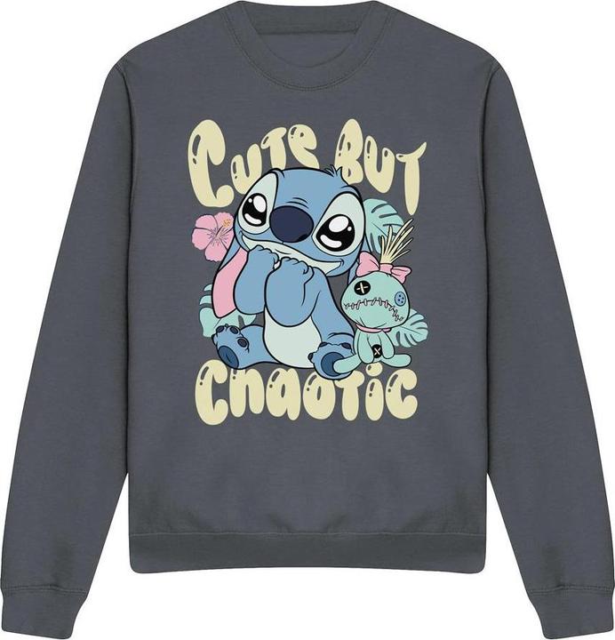 Lilo & Stitch Cute But Chaotic Sweatshirt Rundhalsausschnitt