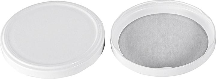 Produktbild Dosen-Zentrale Twist-off Deckel pasteurisationsfest Ø89mm weiss (6 Stk., 0.10 l)