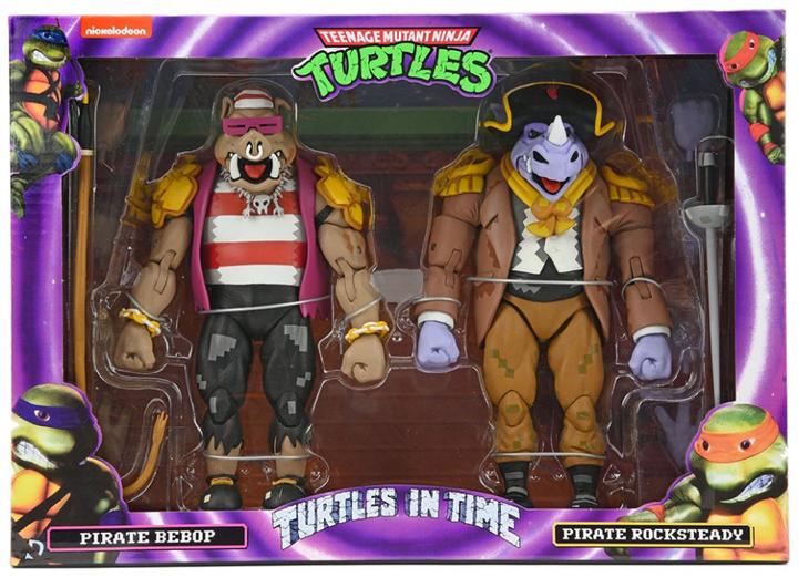 Actual product image Neca Teenage Mutant Ninja Turtles - Turtles in Time: Rocksteady & Bebop - Pirate