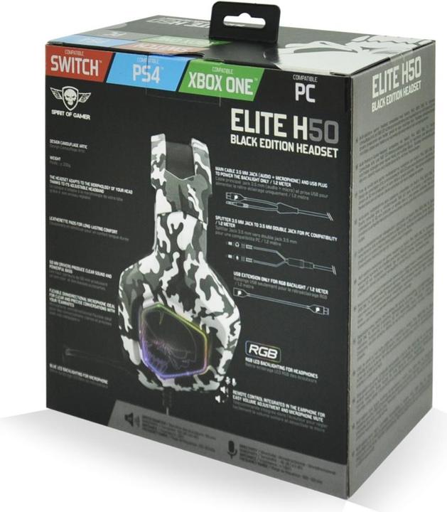 Immagine prodotto Spirit Of Gamer Elite H50 (Cablato)