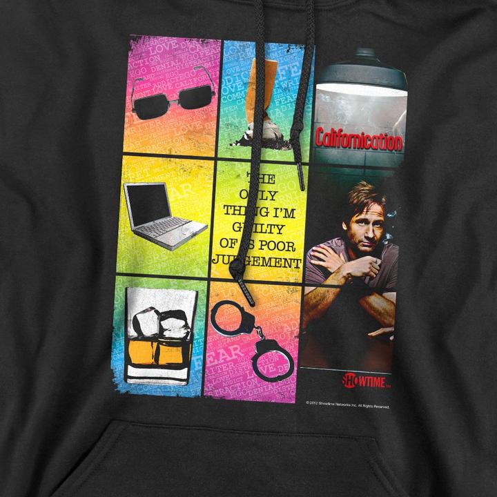 Immagine prodotto Californication Poor Judgement Felpa con Cappuccio Uomo (XL)