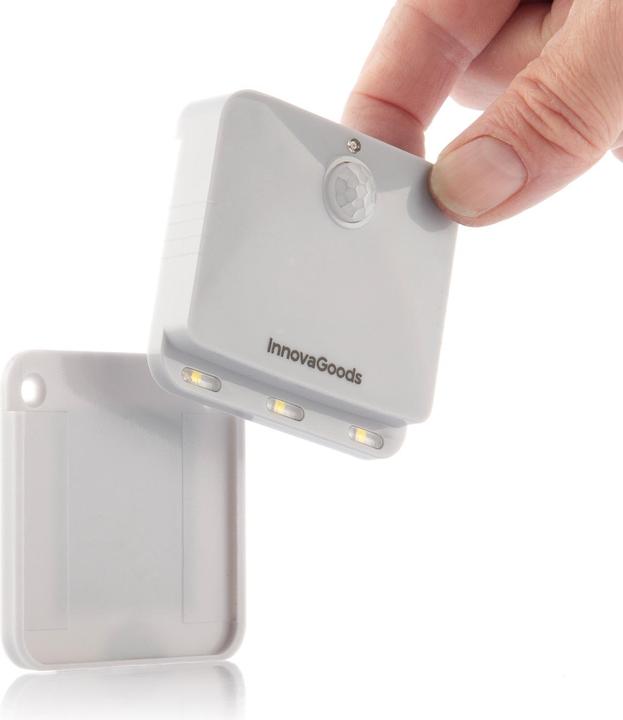 Produktbild InnovaGoods 2x kabellose LED-Leuchten mit Bewegungssensoren