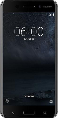 Nokia 6 (32 GB, Matte Black, 5.50", Single SIM, 16 Mpx, 4G)