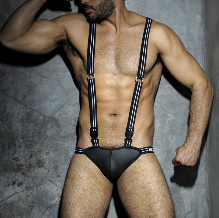 Addicted Fetish Jock Singlet schwarz (S/M)