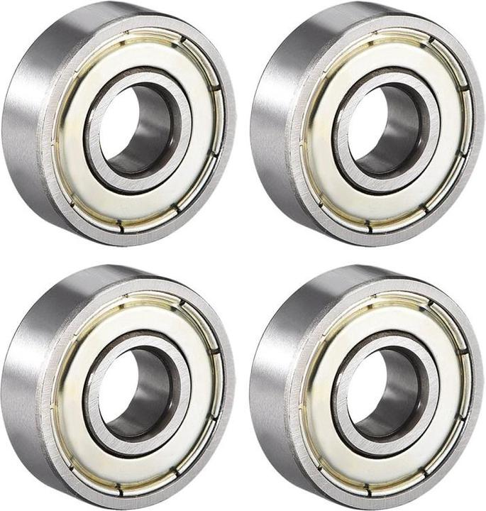 Immagine prodotto Snuups 4x Cuscinetto a sfera 608 ZZ Cuscinetto a sfera a gola profonda 8 x 22 x 7 mm (Ricambi)