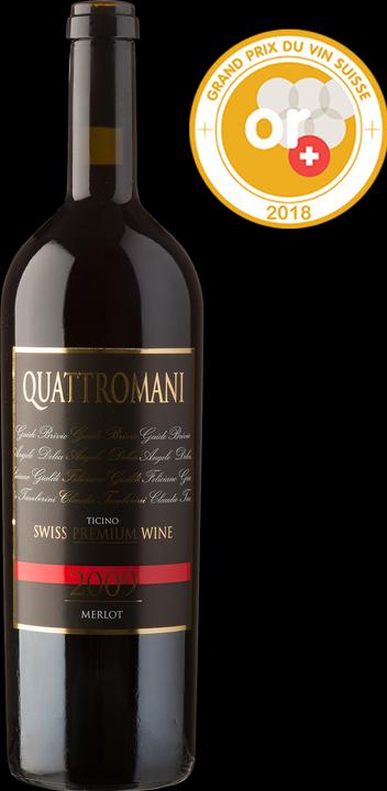 Produktbild Brivio - Delea - Gialdi - Tamborini Quattromani Merlot Ticino DOC Swiss Premium Wine (1 x 75 cl, 2022)