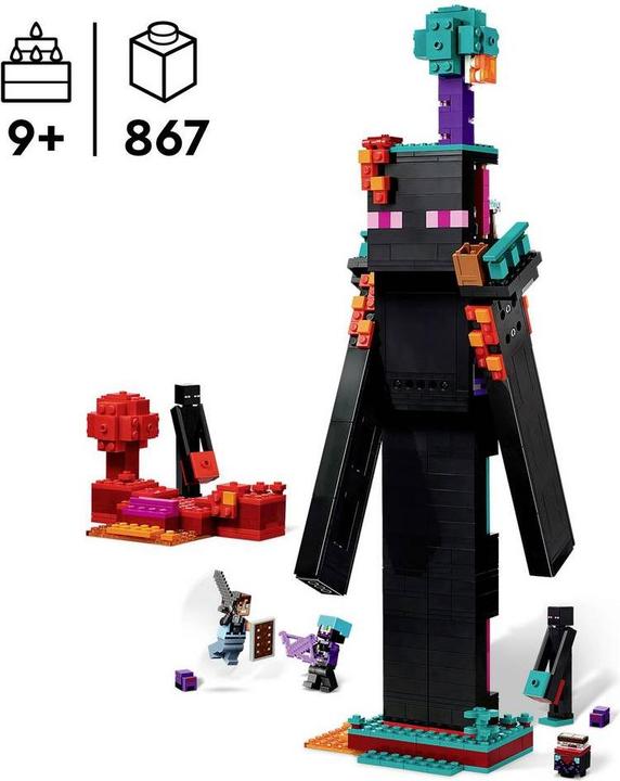 Actual product image LEGO 21279 ® MINECRAFT Der Enderman-Turm (21279, LEGO Minecraft)